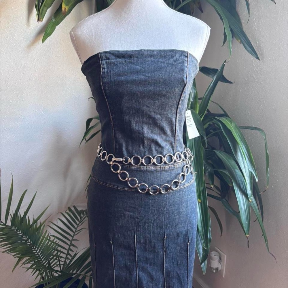 denim dress